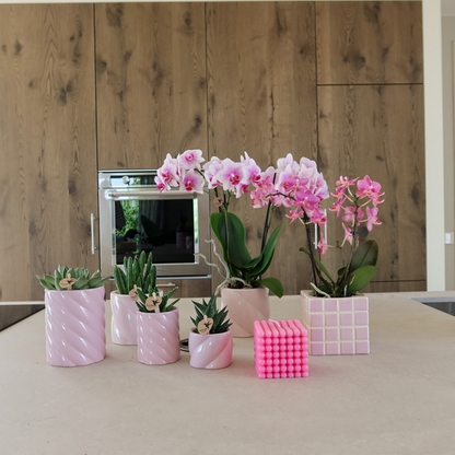 Kolibri Home | Mosa sierpot - Pink - Ø6cm