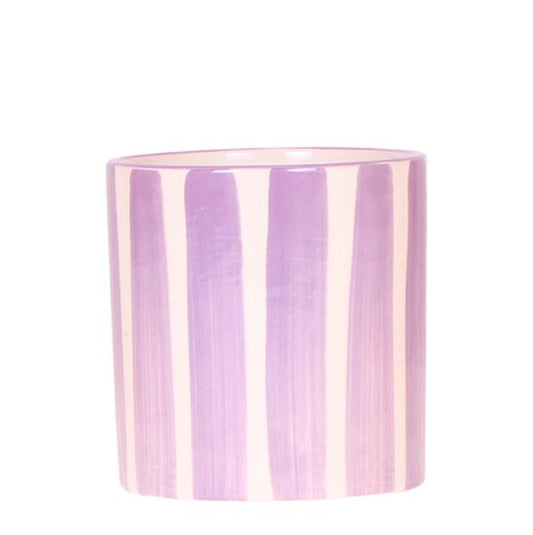 Kolibri Home | Painted stripe  - Lilac - Ø9cm