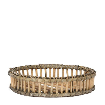 Kolibri Home | Decoratieschaal - Rond Willow dienblad Ø30cm