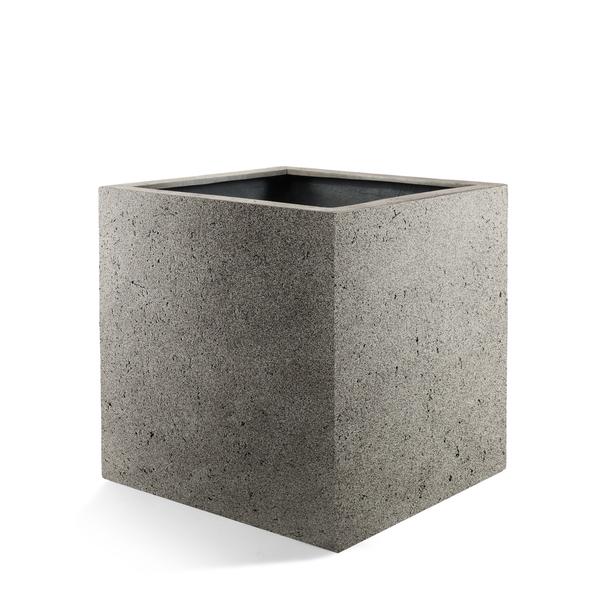 Pot Grigio Cube Natural Concrete - D50 x H50