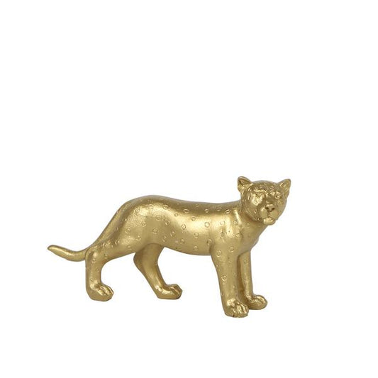 Kolibri Home | Ornament - Gouden decoratie Jaguar