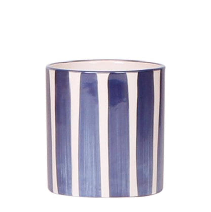 Kolibri Home | Painted stripe  - Blue - Ø9cm