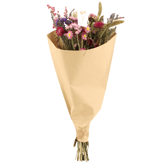 Droogbloemen Field Bouquet Pink - Ø25cm - ↕60cm