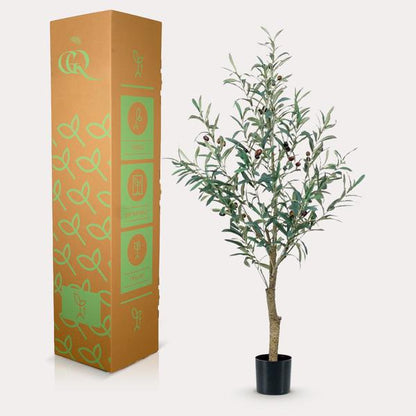 Kunst Olijfboom -  Olea europaea - Olijfboom - 115 cm