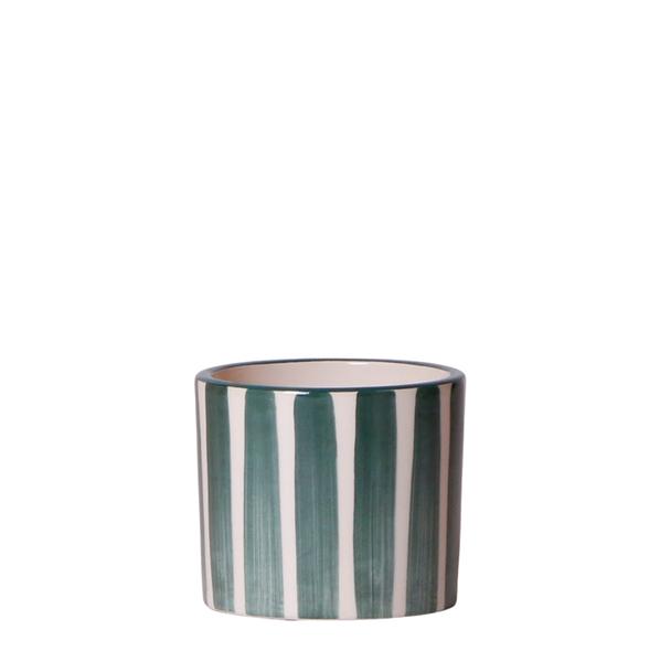 Kolibri Home | Painted stripe  - Green - Ø6cm