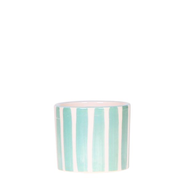 Kolibri Home | Painted stripe  - Turquoise - Ø6cm